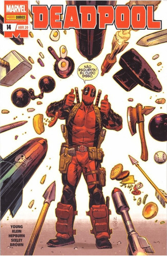 Deadpool, De Young, Klein, Hepburn, Seeley, Brown. Série Deadpool, Vol. 14. Editora Panini, Capa Mole Em Português, 2020