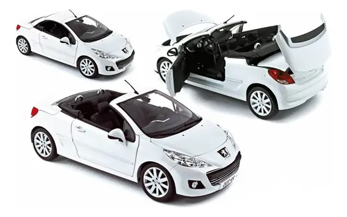 Miniatura Carro Peugeot 207 Cc Branco -1:18 Norev 184811