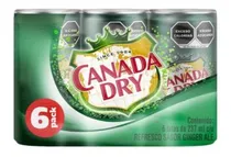 Comprar Refresco Canada Dry Sabor Ginger Ale 6 Latas De 237 Ml C\u002Fu