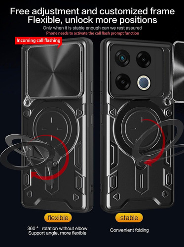 Funda Para Infinix Gt 20 Pro / X6871 Case Uso Rudo