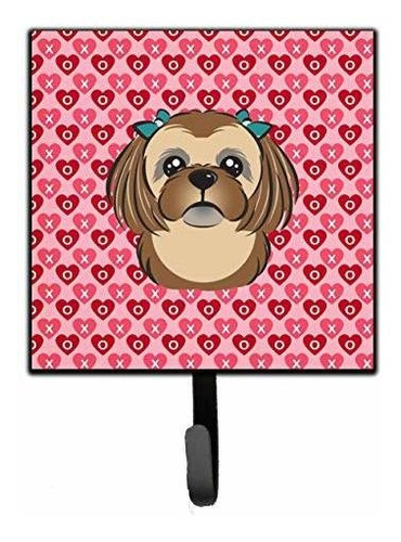 Percha De Pared En Forma De Shih Tzu Marrón Chocolate