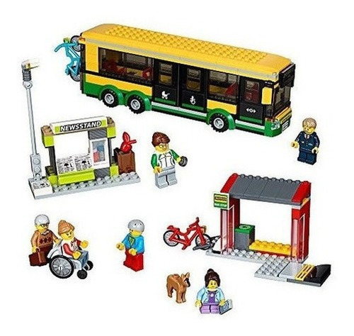 Estacion De Autobuses De La Ciudad De Lego 60154 Kit De Cons
