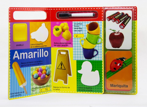 Colores Y Formas Libro Didactico - Borrable