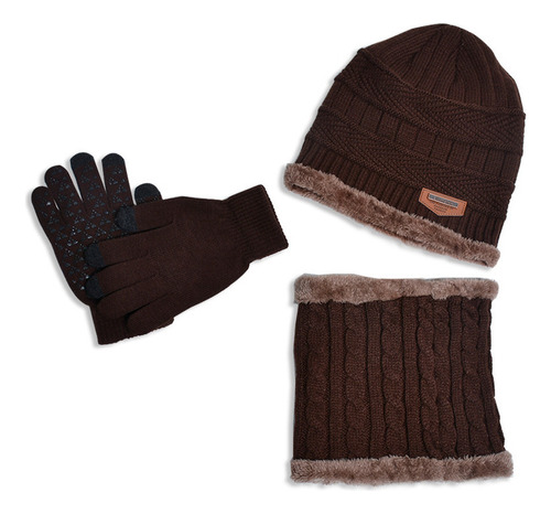 Set De 3 Piezas For Niños, Gorro, Bufanda Y Guantes De Poli