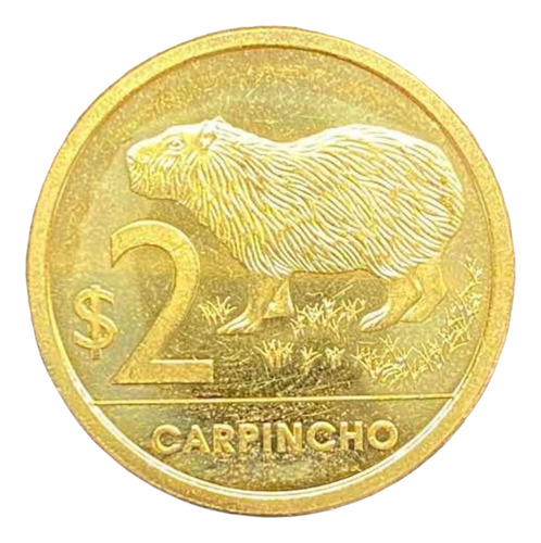 Uruguay - 2 Pesos - Año 2011 - Lote X 3 - Carpincho