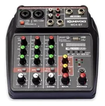 Comprar Mesa De Som Compacta Soundvoice Mc4 Btcom Efeitos E Usb
