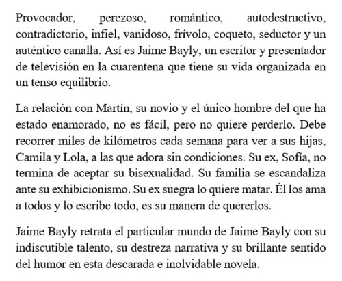 El Canalla Sentimental - Jaime Bayly / Planeta + Sorpresa