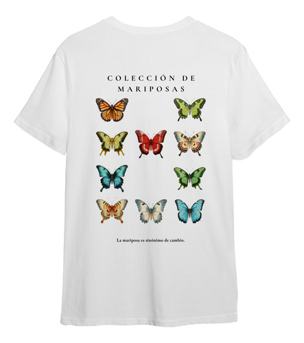 Remera Colección De Mariposas Waved Edición Limitada