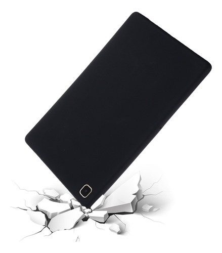 Funda De Tableta De Silicona Negra Para Samsung Galaxy Tab A