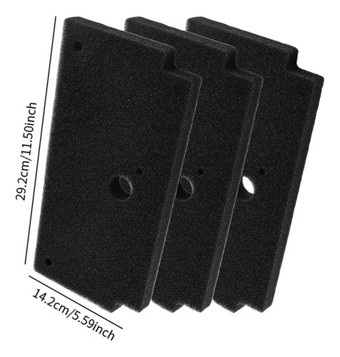Mats De Filtro De Esponja De La Bomba De Calor De 3pcs De