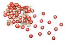 Comprar Tachas Termoadhesivas Redondas Con Estrella 8mm X 50 Uni