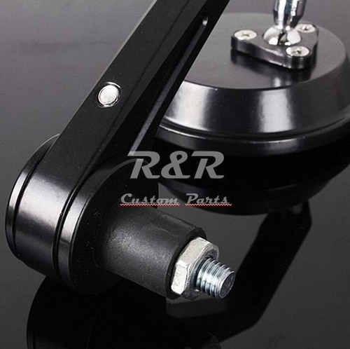 Retrovisor Ponta Guidão Redondo Café Racer 7/8 (22mm) - Par