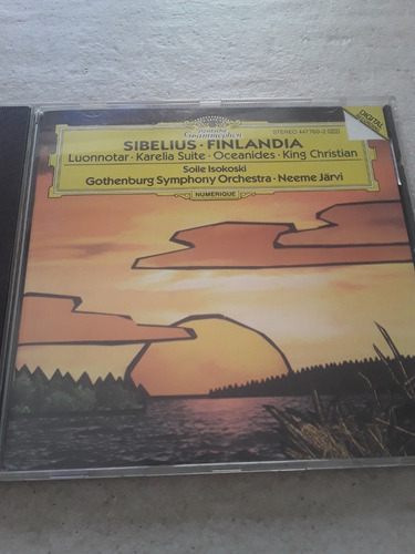 Sibelius - Finlandia Luonnotar Isokoski - Cd / Kktus