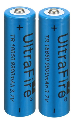 Imagen 1 de 3 de 2 Baterias Pila Recargable 18650 9900mah 3.7v Ultrafire