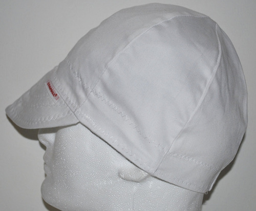 Comeaux Caps Reversible Gorra Soldar Solid Color Blanco 8