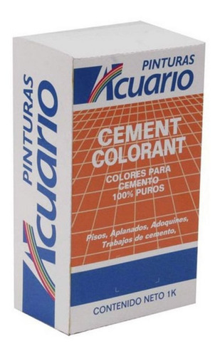 Colorante Cemento Azul Ultramar 1kg Acuario Ca93510