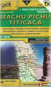 Mapa Turistico Carretero Machu Pichu Titicaca / Camino D...