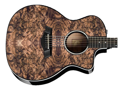 Petri Wood 05 Skin Adesivo Guitarra Baixo Violao