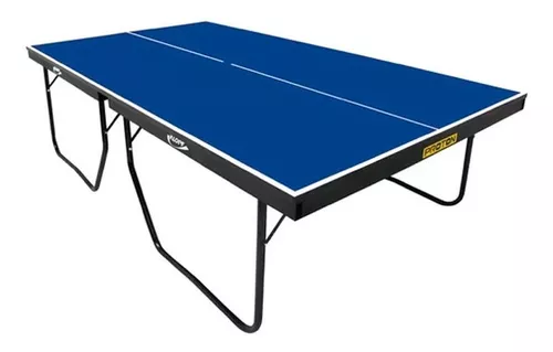 Mesa de ping pong Klopf 1009 fabricada em MDF cor azul