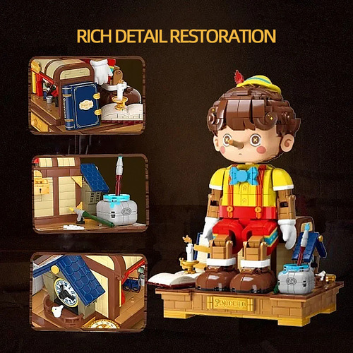 Modelo Clásico De Muñeca De Cuento De Hadas Pinocchio Buildi