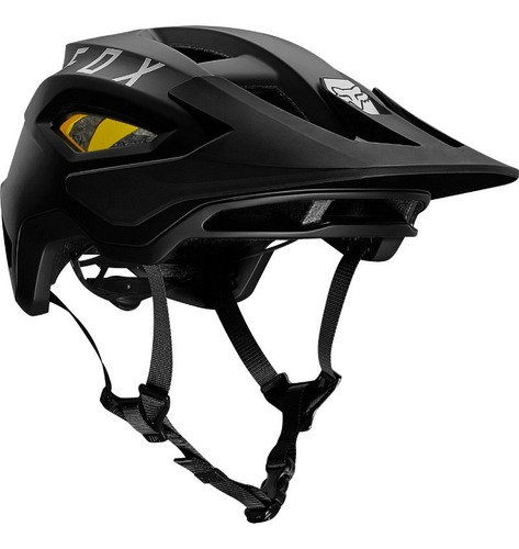 Casco Fox Speedframe Color Negro Con Mips Para Enduro Mtb