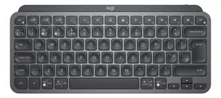 TECLADO BLUETOOTH LOGITECH MASTER SERIES MX KEYS MINI QWERTY EASY SWITCH ESPAÑOL COLOR GRAFITO CON LUZ BLANCA