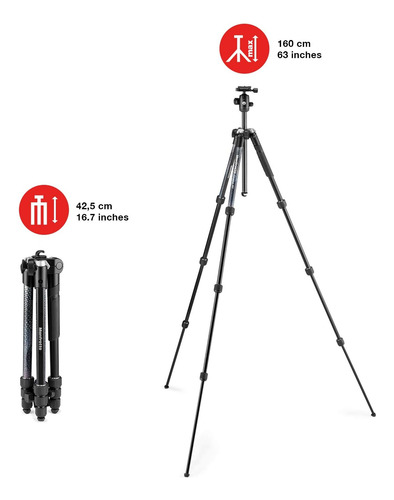 Tripode De Aluminio Para Camara Universal | Manfrotto