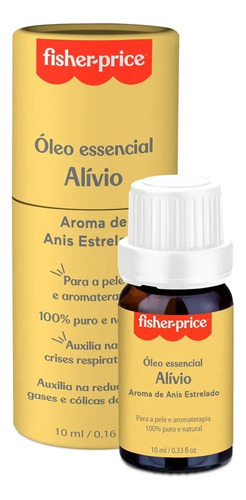 Oleo Essencial Alivio Anis Estrelado 10ml Fisher Price Hc576