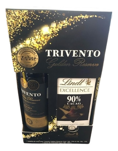 Trivento Golden Reserve Malbec Vino Tinto & Chocolate 90%