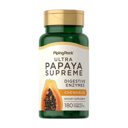 Encima De Papaya Digestión Saludable Ultra 180 Tabletas 