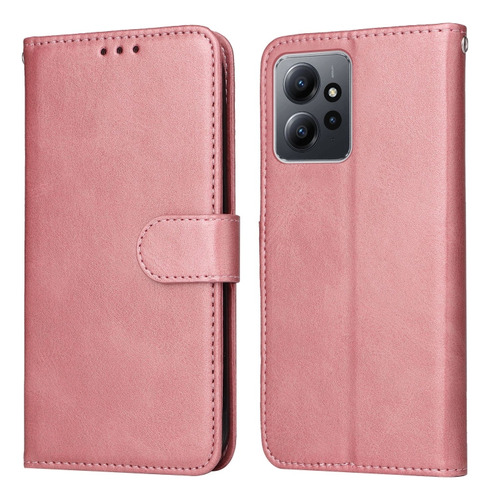 Funda De Piel Con Textura De Becerro Para Xiaomi Redmi Note