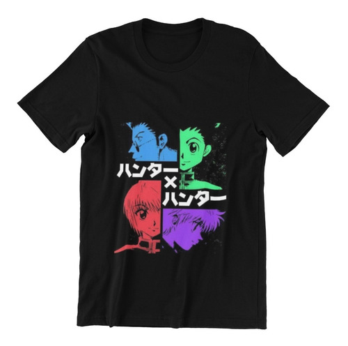 Polera Unisex Hunter X Hunter Anime Color Estampado Algodon