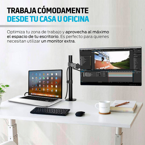Soporte De Escritorio Para Monitor Brazo 15-30 Pulgadas