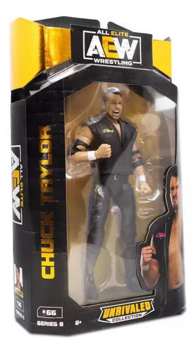 Figura De Acción All Elite Aew De Chuck Taylor Nueva