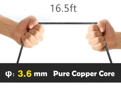 Cable De Extension Para Camara De 5mm Macho A Hembra
