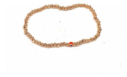 Pulsera Rose Goldfilled Ojito Mujer Elstizada Importada 