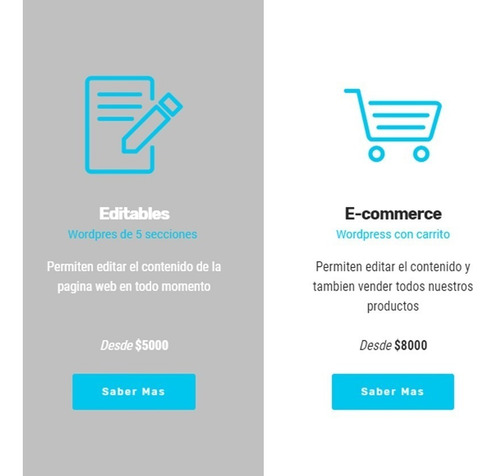 Pagina Web - 1 Sola Pagina Landing - Diseño Web