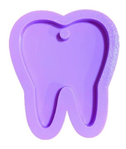 Ce-r86 Molde De Silicone Dente Eternização Chaveiro Resina 