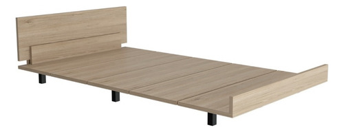 Cama Kaia / Single - Rovere / Blanco Marquez Color Rovere-blanco Marquez