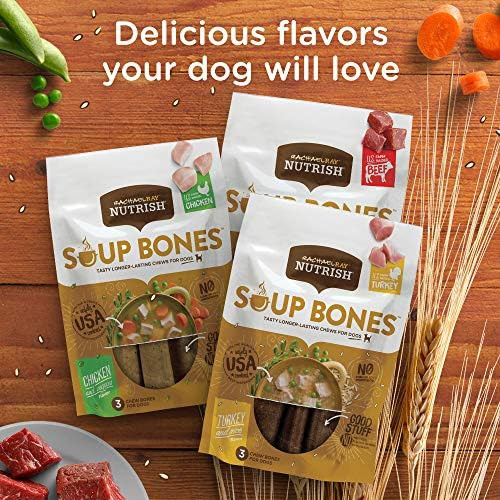 Rachael Ray Nutrish Soup Bones Dog Treats, Sabor A Carne Y C