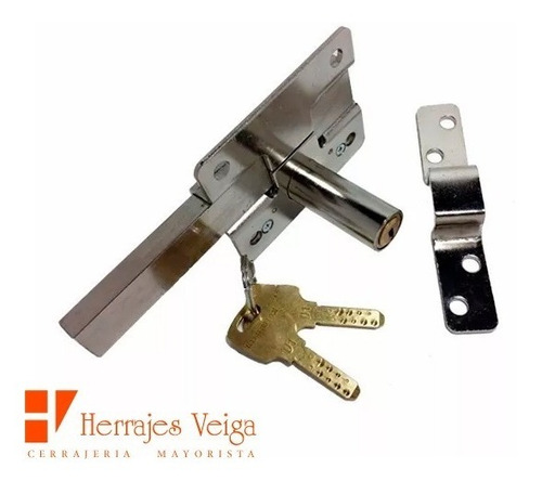 Imagen 5 de 9 de Cerrojo Pasador Vanguard-lock Antipanico El Mejor! 50mmcompu