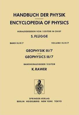 Libro Geophysik Iii / Geophysics Iii - G. Schmidtke