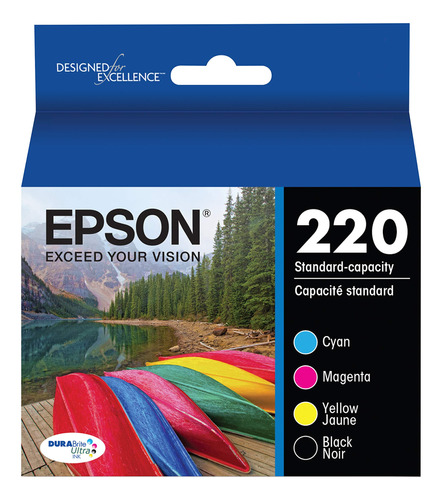 Tinta Epson T220120 Durabrite Ultra Negro Capacidad Estándar