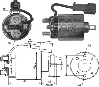 Solenoide O Automatico Nissan Sentra Zm 2719