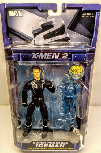 Toybiz Marvel Xmen 2 Movie Classics Series - Ice Man