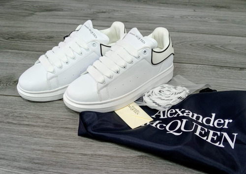 Tenis Mcqueen Casuales Blanco Unisex