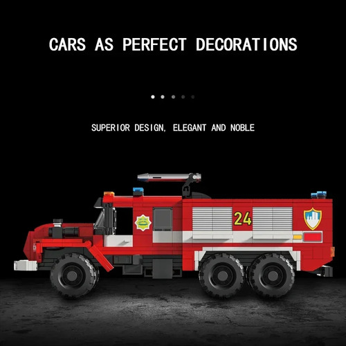 Bloques De Construcción De Camiones De Bomberos Urbanos, Mod