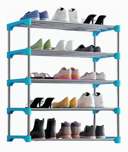 Organizador De Zapatos Fácil Transportar 5 Capas Zapatero