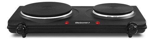 Estufa Eléctrica Elite Gourmet Edb-302bf, Doble, 1500 Vatios