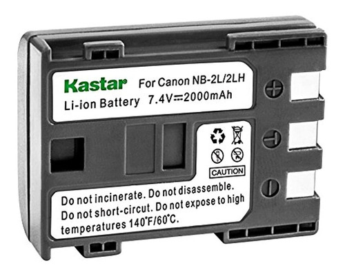 Bateria Kastar (paquete De 1) Para Canon Nb-2l Nb-2lh Nb-2l1